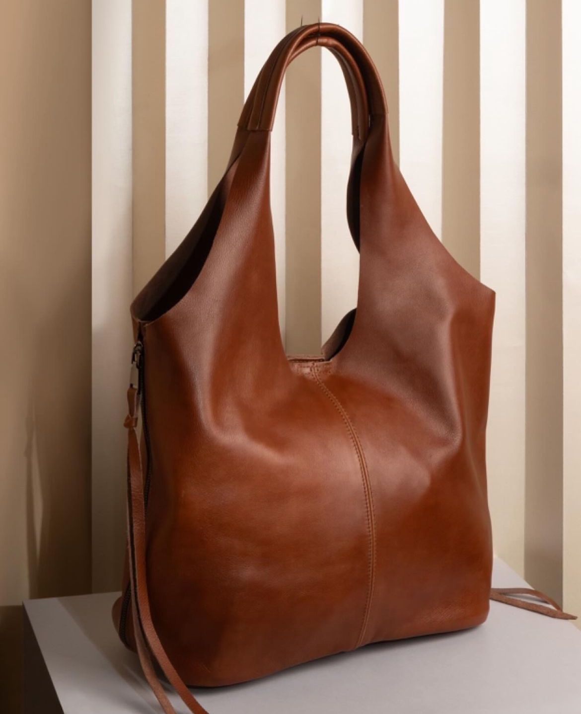Sutton Place Leather Tote Bag