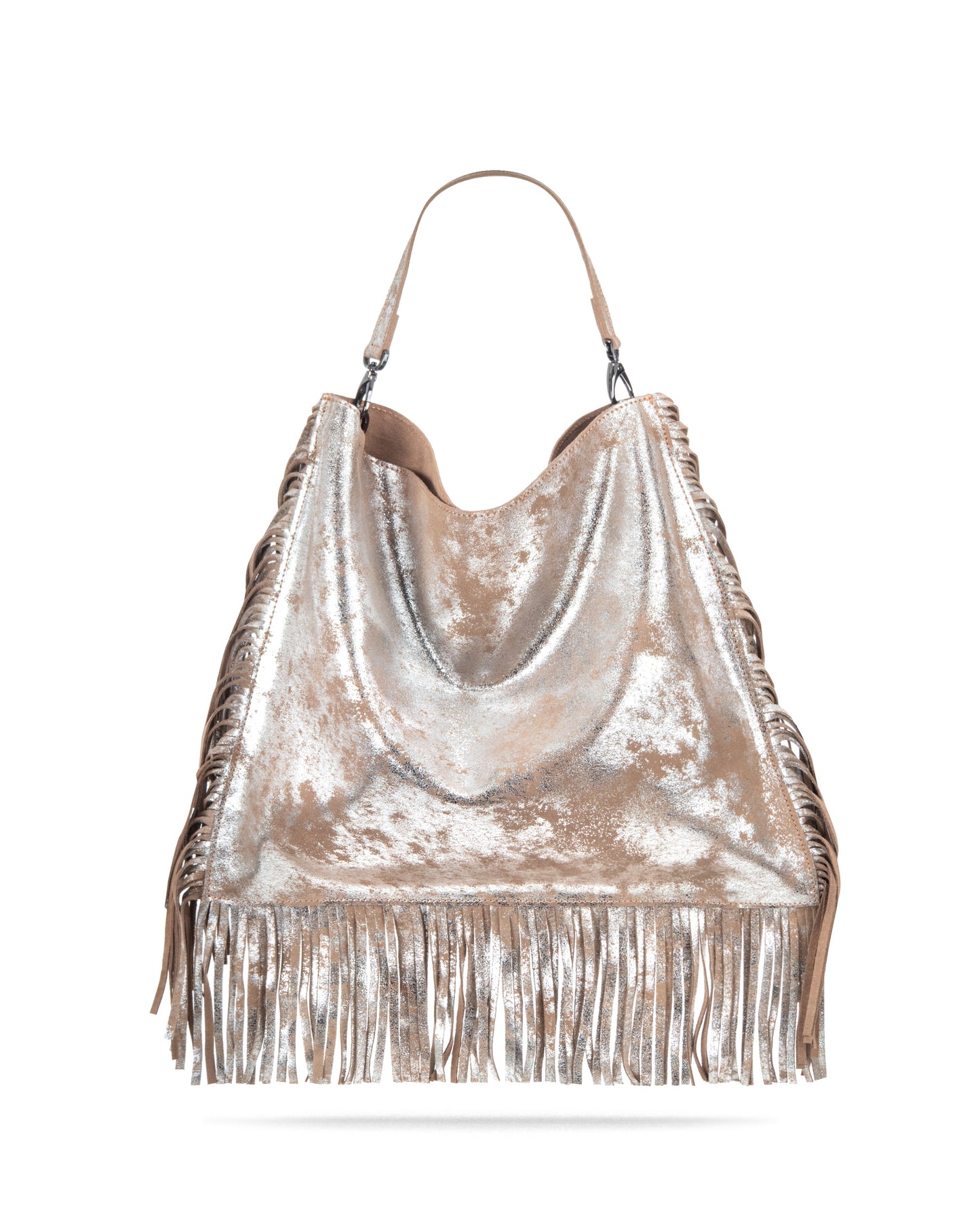 Soho Tote Beige Silver