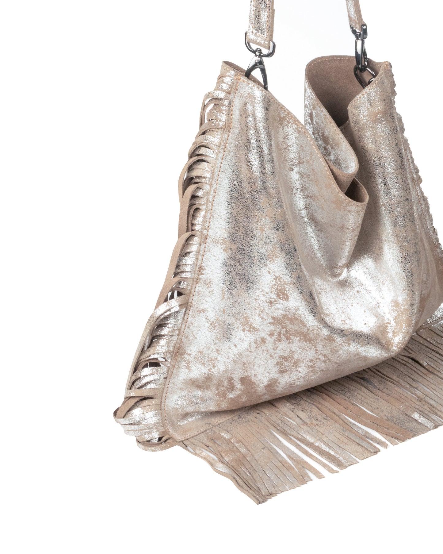 Soho Tote Beige Silver