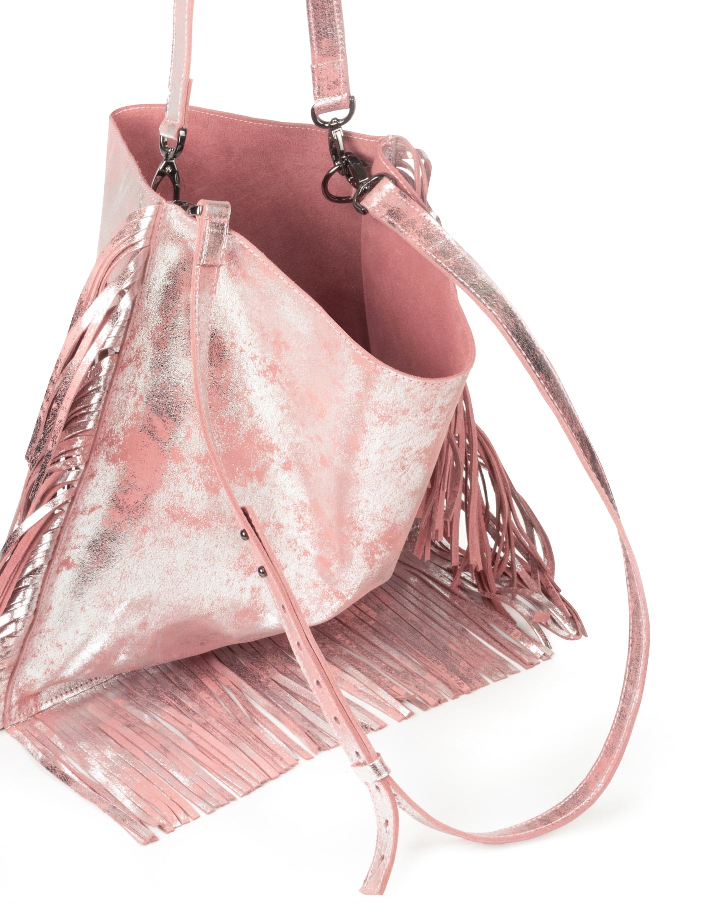 Soho Tote Pink Blush Silver