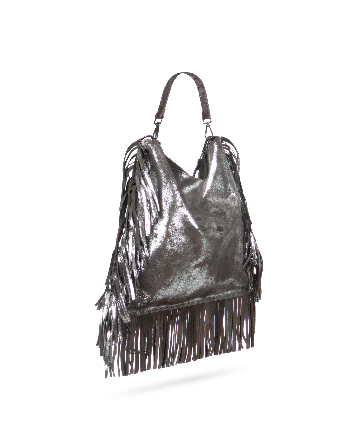 Soho Tote Brown Silver