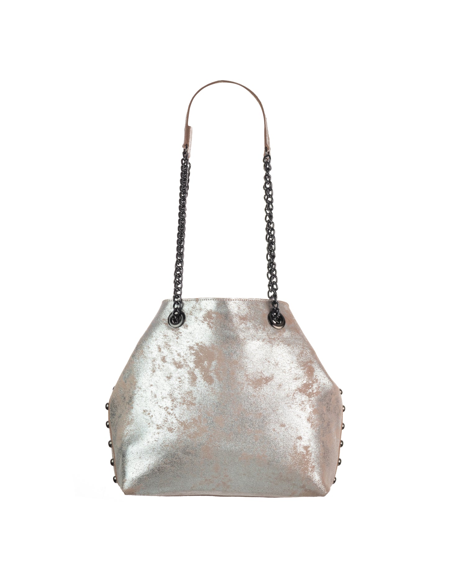 Madison Tote Nude Silver