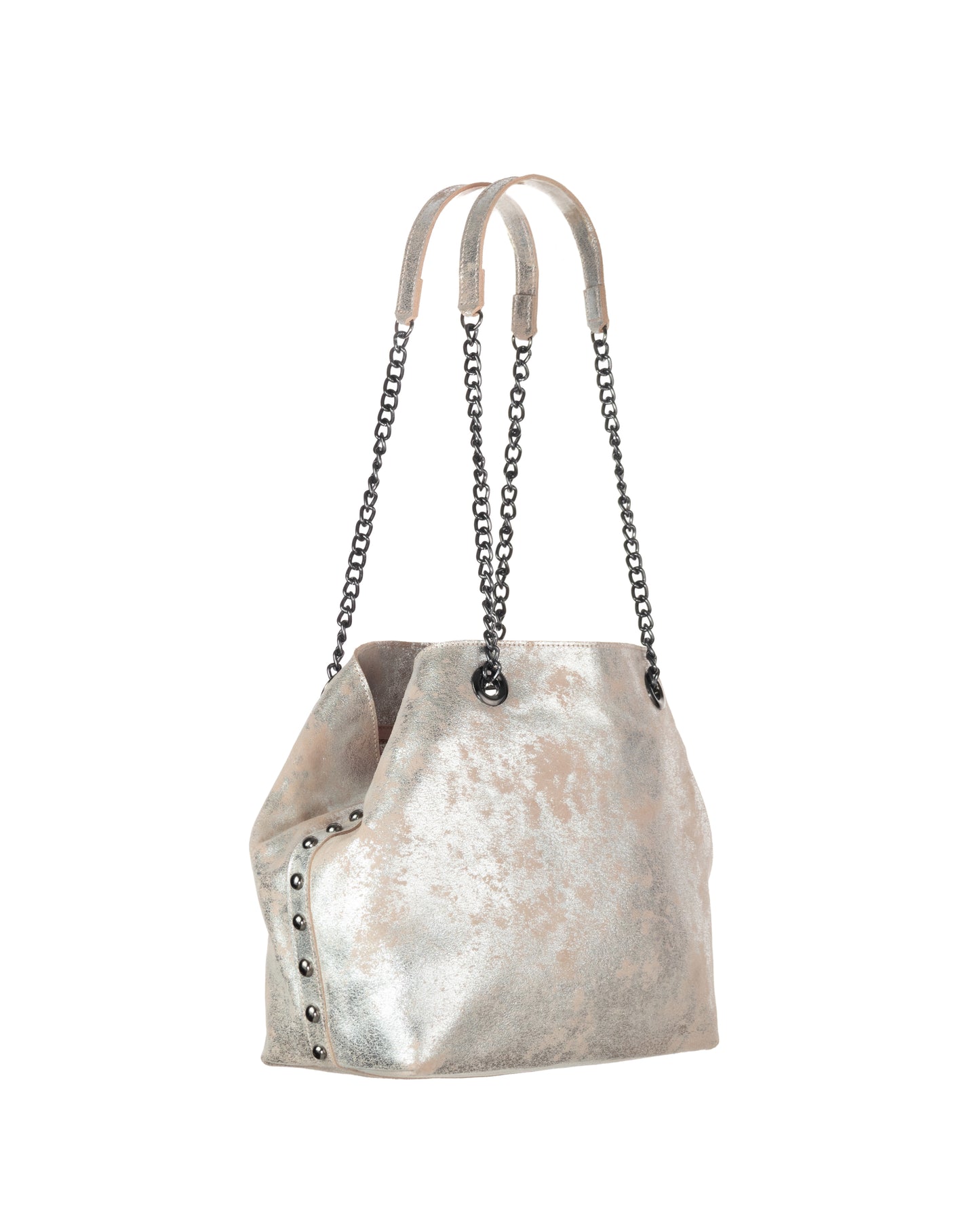 Madison Tote Nude Silver